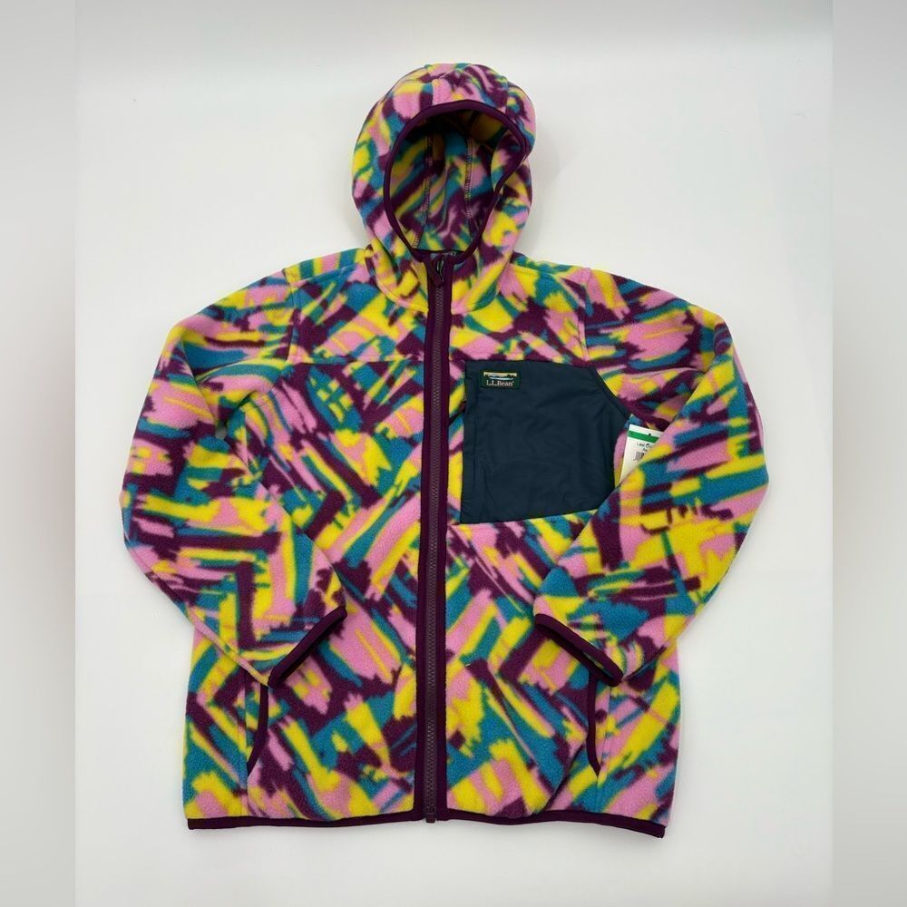 New with tags | LL Bean | Colorful Kids' Hooded Fleece Jacket